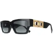 Versace Rectangle Unisex Svart Mörkgrå VE4459