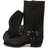 Grinders Unisex Bruna Western höga läderstövlar - Renegade Hi