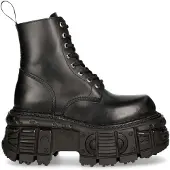 New rock Unisex Military Techno Platform-stövlar - M-MILI084N-S5