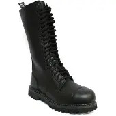Grinders Unisex Svarta Punk Militärstövlar-King CS