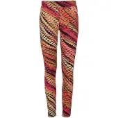 Conquista Röda multifärgade tryck leggings