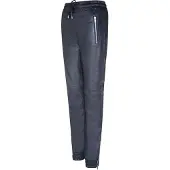 Infinity Leather Dam Svart Läder Nappa Byxor Joggers