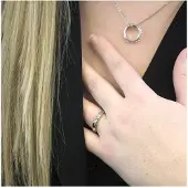 MYC Paris Simplicity Ring - Silver och kristall