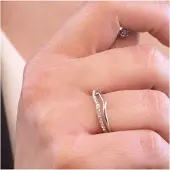 MYC Paris Tiryns Ring - Silver och Kristall