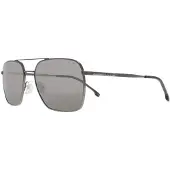 HUGO BOSS Aviator Herr Matt Mörk Ruthenium Grå Polariserad BOSS 1414/S