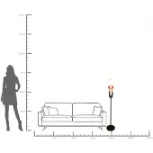 Kare Design golvlampa Sugar, Multifärgad, Vardagsrum / matsal, Glas, Design, Golvlampa