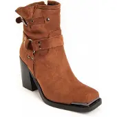 Montevita Heel Ankle Boot Town I Brunt