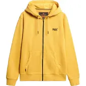 Superdry Essential Logo Washed Sweatshirt Med Dragkedja