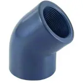 Cepex 22591 45º Pvc Ø90-böj Bsp-hon Gänga