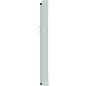 vidaXL Infällbar sidomarkis 120x500 cm grå