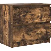 vidaXL TV-bänk rökt ek 60x35x54 cm konstruerat trä