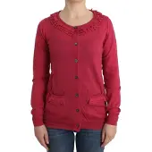 John Galliano Volangkantad cardigan-tröja