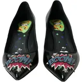 Dolce&Gabbana Lackläderpumps med dekorerade klackar