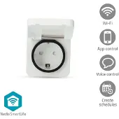 Nedis SmartLife smartkontakt | IP44 | effektmätare | 3680 W | EU-kontakt