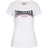 Lonsdale T-shirt 'Achnavast' lila / svart / vit