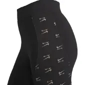 Nike Air All-Over Logo Svart Leggings