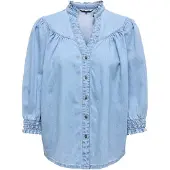 ONLY Blus 'ONLRaYa' blå denim