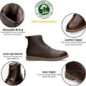 Panama jack Men's Brown Leather Glasgow Igloo C1 Classic Ankle Boots