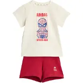Adidas Träningsdräkt 'x Marvel Spider-Man' marinblå / rubinröd / ullvit