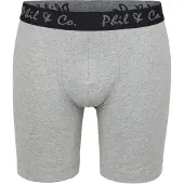 Phil&Co. Boxer Briefs Long Boxer 2-Pack
