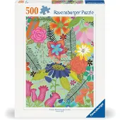 Ravensburger Pussel Flower Jungle 500 bitar,