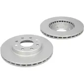 Delphi Bromsskivor BG4972C fram, ventilerad, 2 Stycke