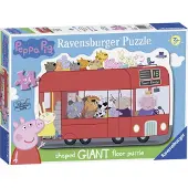 Ravensburger Pussel - 24 Delar - Greta Gris - Formad buss - - One Size - Pussel
