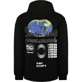 Criminal Damage Worldwide Mens Svart Hoodie