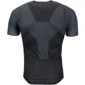Oakley Kortärmad Zip Up Svart Herr Cykel T-Shirt 434144 02E