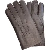 Infinity Leather Mens Brown Luxury Sheepskin Leather Gloves