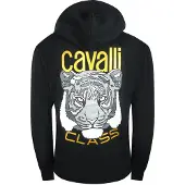 Cavalli Class Bold Tiger Graphic Svart Hoodie