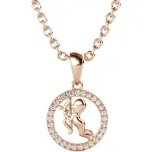 MYC Paris Sagittarius Zodiac Hängen - Rose Gold och Crystal