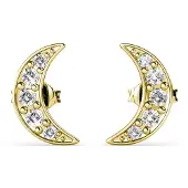MYC Paris Crescent Moon Örhängen - Guld och Kristall