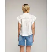 Tantra Ärmlös topp i oversize-modell med veck