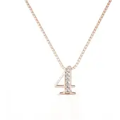 MYC Paris Nummer 4 Hängen - Rose Gold och Crystal
