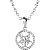 MYC Paris Cancer Zodiac Hängen - Silver och Kristall