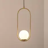Opviq Glas pendellampa , dimbar, Mässing / guld, Vardagsrum / matsal, Glas, Modern, Pendellampa