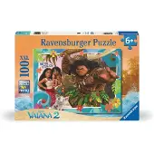 Ravensburger Pussel - 100 Delar - Disney Vaiana - - One Size - Pussel