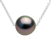 ATELIERS SAINT GERMAIN Halsband äkta odlad Tahitipärla rund 8-9 mm