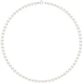 ATELIERS SAINT GERMAIN Halsband av äkta odlade sötvattenspärlor runda 5-6 mm