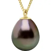 ATELIERS SAINT GERMAIN Halsband äkta odlad Tahitipärla pärla 9-10 mm