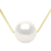 ATELIERS SAINT GERMAIN Halsband Äkta odlad sötvattenspärla rund 9-10 mm