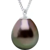 ATELIERS SAINT GERMAIN Halsband äkta odlad Tahitipärla pärla 9-10 mm