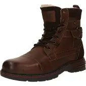 Mustang Boots med snörning kastanjebrun