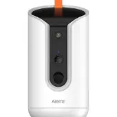 Arenti PETCAM1T Indoor WiFi Haustierkamera & Futterspender, IP-säkerhetskamera, inomhus, Trådlös, Amazon Alexa & Google Assistant, Bord, Vit