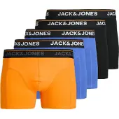 Jack & Jones Boxershorts 'Jactheodore' blå / orange / svart / vit