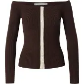 Abercrombie & Fitch Kofta brun / naturvit