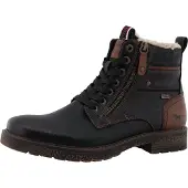 Mustang Boots med snörning mörkbrun / svart