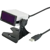 Renkforce FS5020E USB-Kit Streckkodsskanner Kabelbunden 1D Laser Silver, Svart Desktop-skanner USB