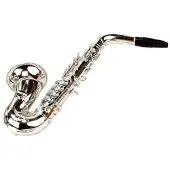 Reig Musicales Metalliserad Saxofon I Låda 41 Cm